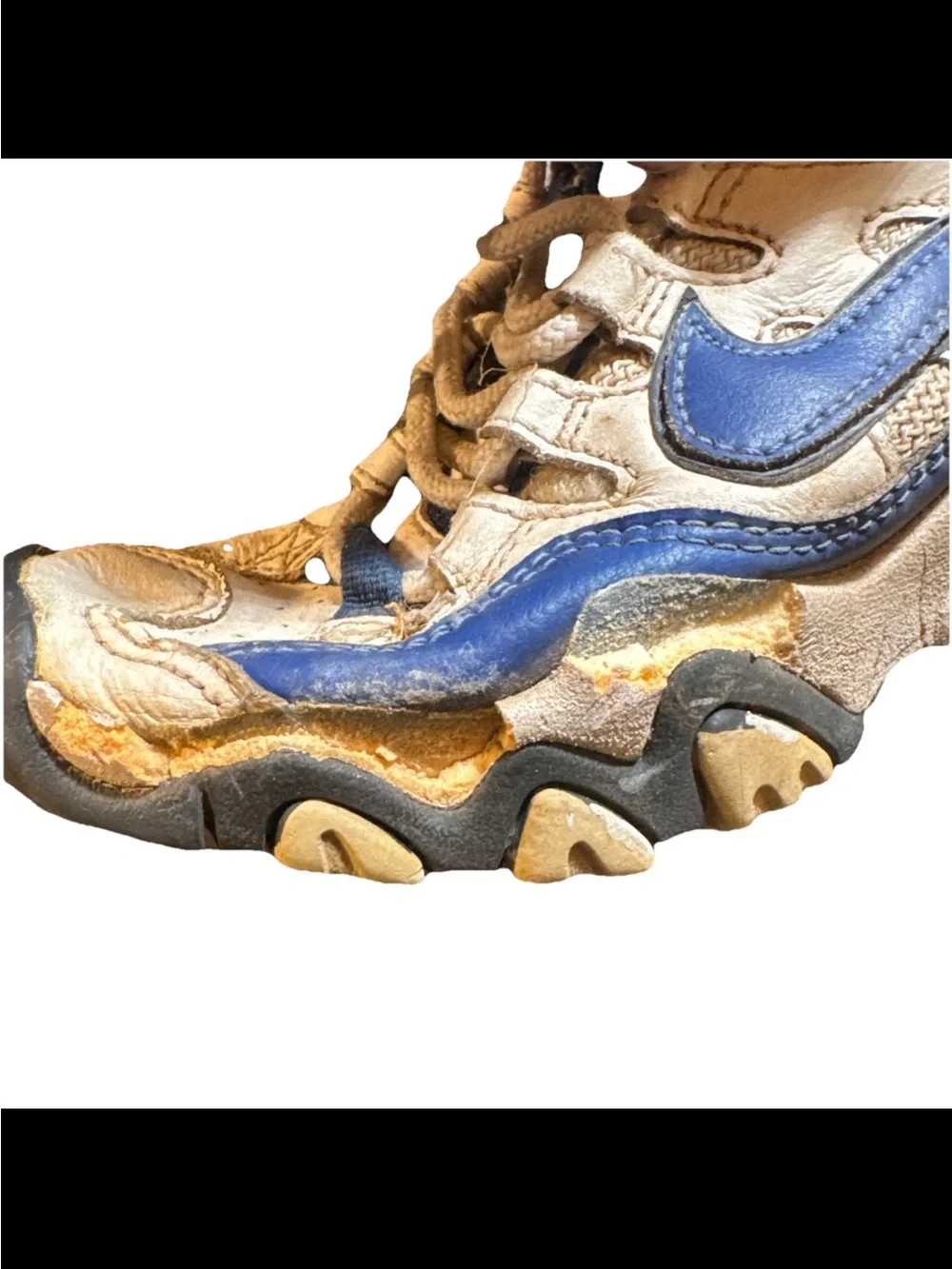 Unreleased Kids Nike Airs White Royal Blue Nike 153348 141 00 Orange Label